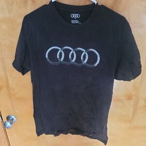 AUDI Branded Short Sleeve T-shirt. Black. Medium